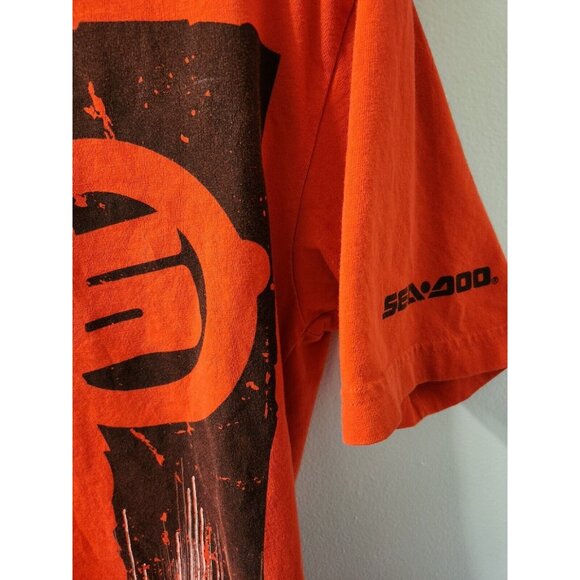 Sea-Doo BRP T-Shirt Orange Small - Picture 2 of 9